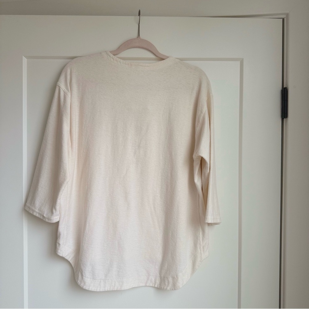 Madewell Lace-Up White Top - Picture 6 of 6